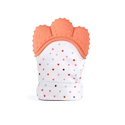 Baby Teething Mitten Orange