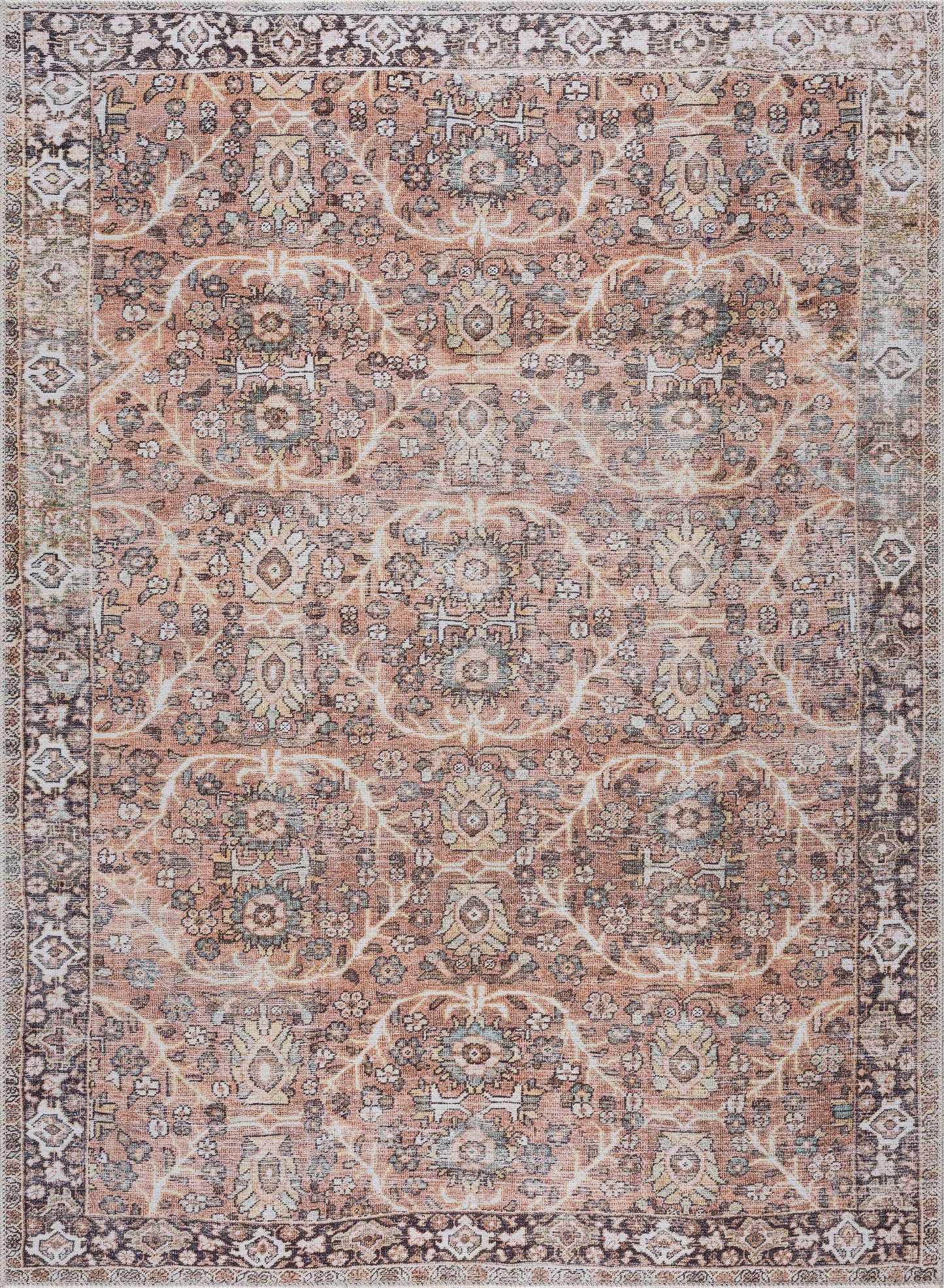 Bian Washable Area Rug - - Rugs