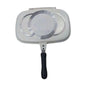 Die Cast Non-Stick Double Sided Fry Pan Light Grey 32 Centimeter