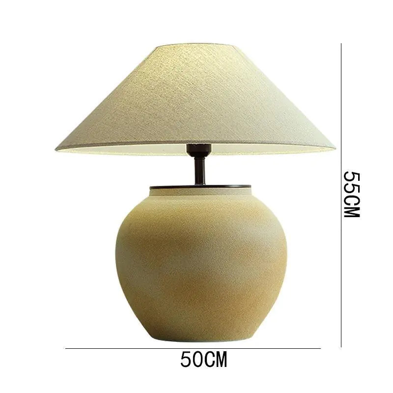 Zhongshan Ceramic Table Lamp - Vintage Japanese Style Kia Day Design