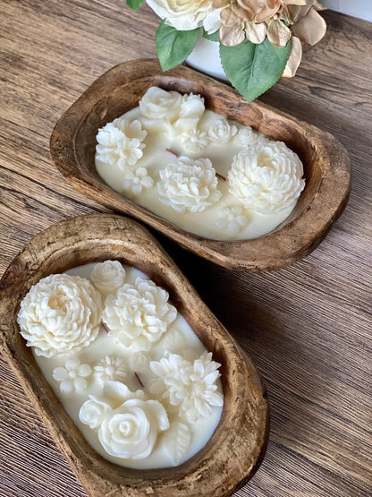 Botanical Garden Scented Dough Bowl Candle - Kia Day Design