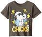 Peanuts Little Boys Toddler Short Sleeve T-Shirt Charcoal 3T - Charcoal 3T - shirt