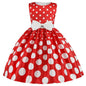 Satin Dresses For Girls Red Polka Dots 7T