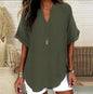 Women's Loose Ice Silk Shirt
