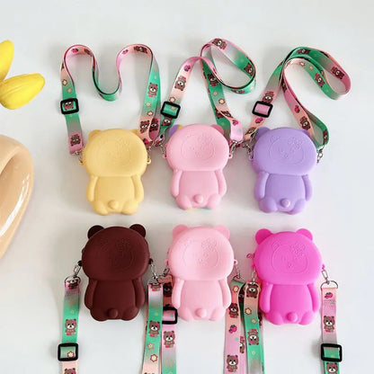 Antistress Bear Shoulder Bag Toy Kia Day Design