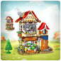 Mini Street View Bee Shop Building Blocks Toy Kia Day Design