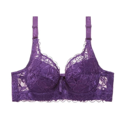Gathered Lace Adjustable Bra - Kia Day Design