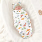 Cotton Baby Swaddle Blanket With Hat Zoo 0-3 0-3 Months