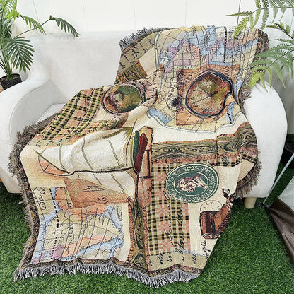 Bohemian Sofa Blanket - Premium Cotton Throw (In Stock) Kia Day Design