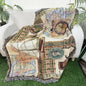 Bohemian Sofa Blanket - Premium Cotton Throw (In Stock) Kia Day Design