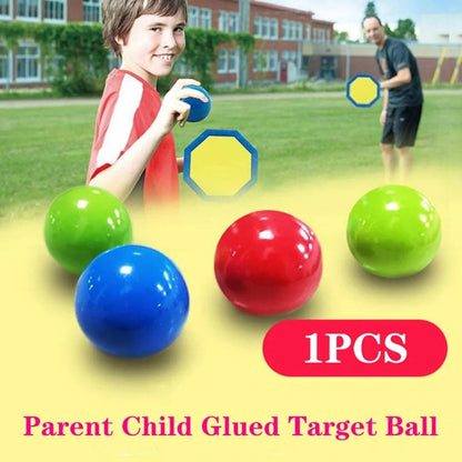 4PCs Luminous Sticky Wall Balls Stress Reliever Squishy Toys Kia Day Design