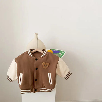 Warm Toddler Bear Coat Kids Brown