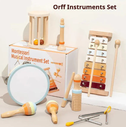 Childrens Wooden Musical Instrument Set - Kia Day Design