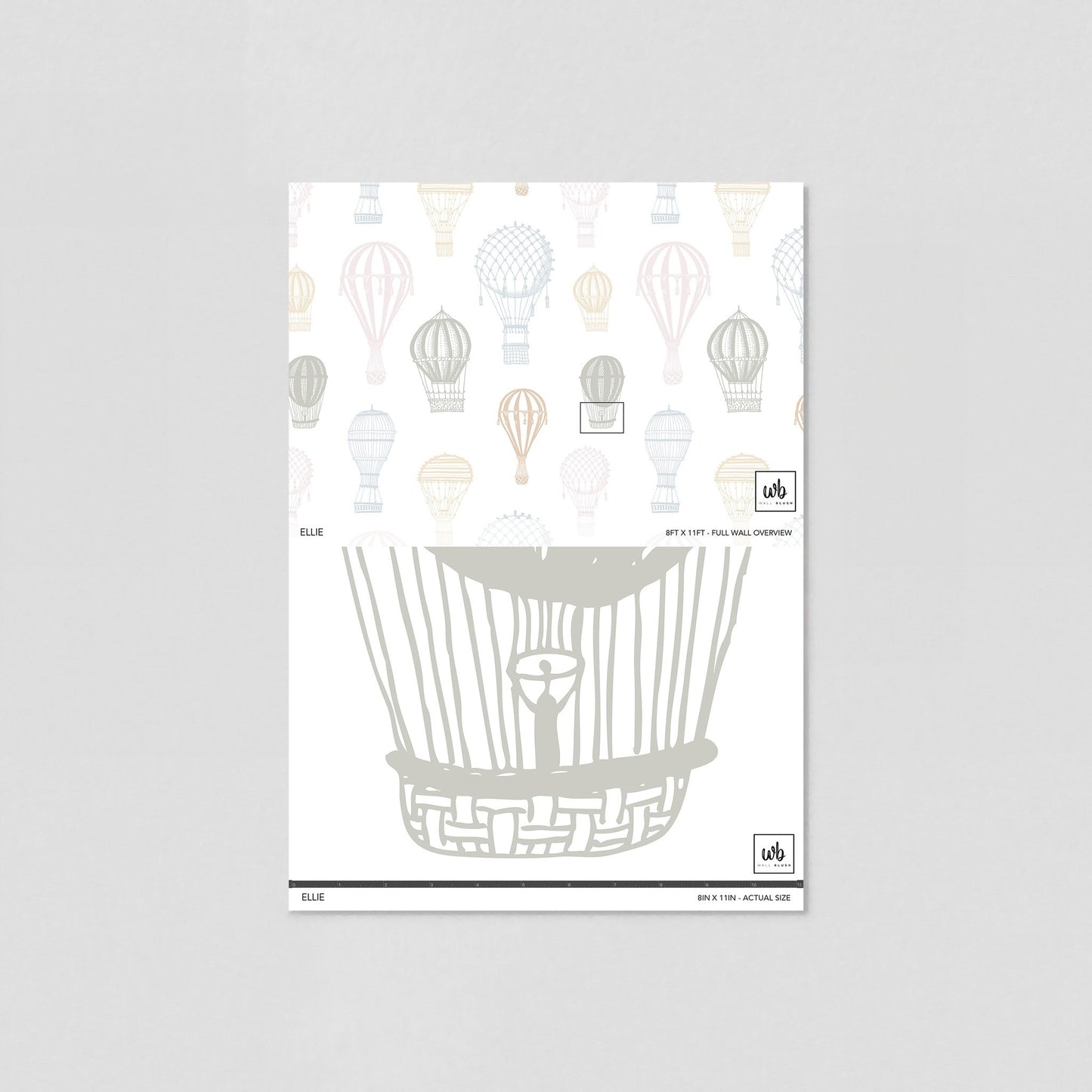 Ellie Wallpaper- WALL BLUSH- {{Product type}}