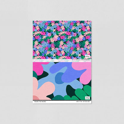 Mums the Word Wallpaper - Sample - Wallpaper