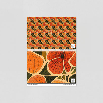 Bentley's Bouquet Wallpaper - Sample - Wallpaper