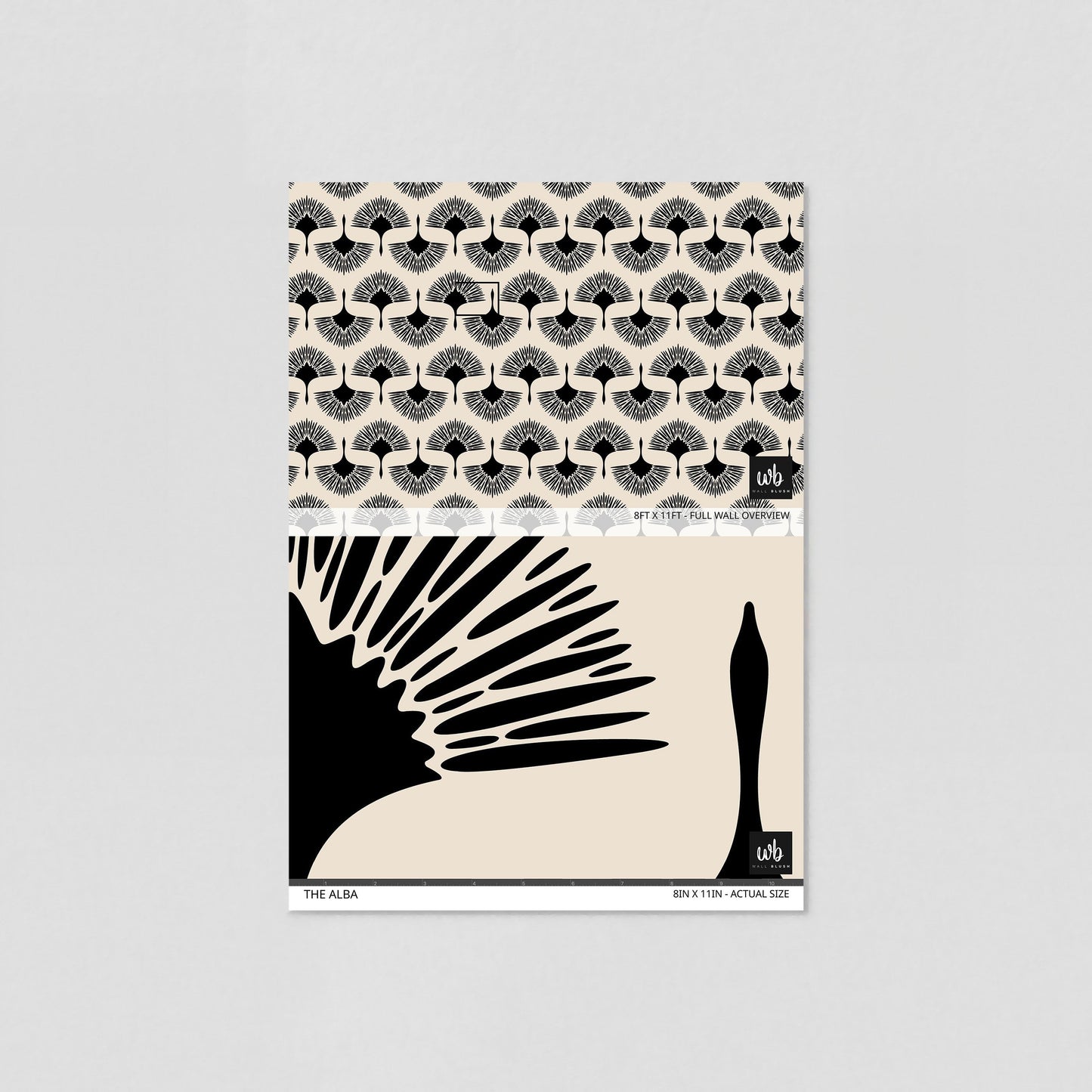 The Alba Wallpaper - Sample - Wallpaper