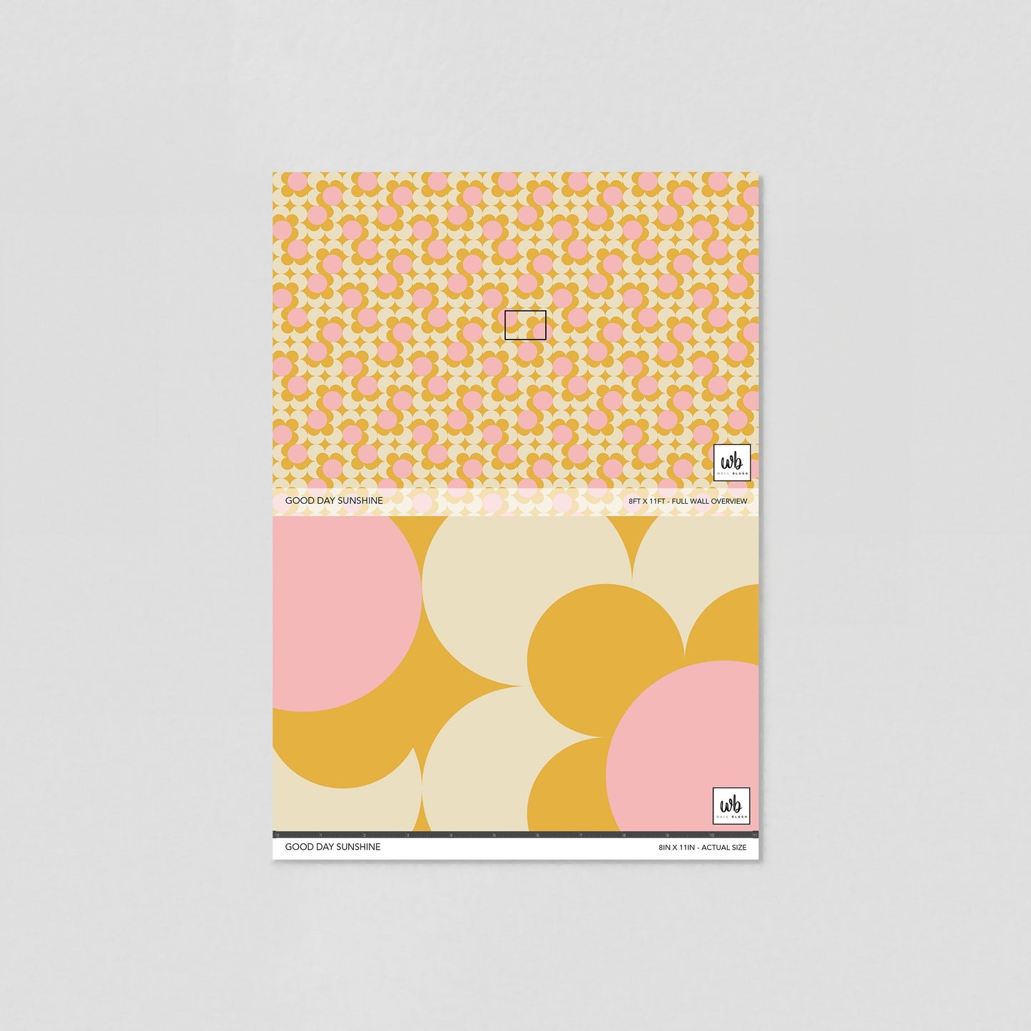 Good Day Sunshine Wallpaper- WALL BLUSH- {{Product type}}