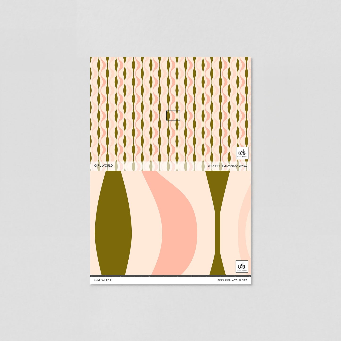 Girl World Wallpaper- WALL BLUSH- {{Product type}}