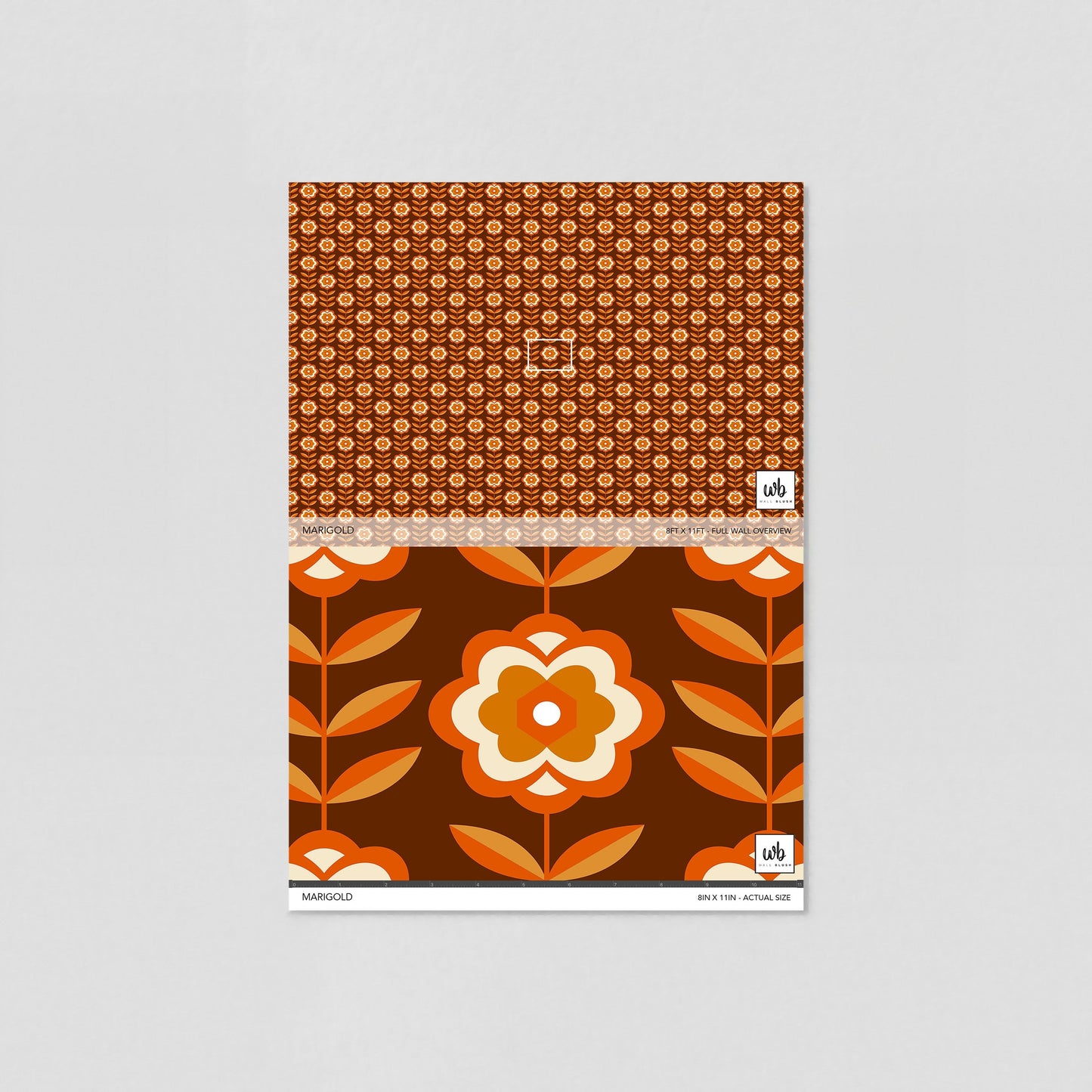 Marigold Wallpaper - Sample - Wallpaper