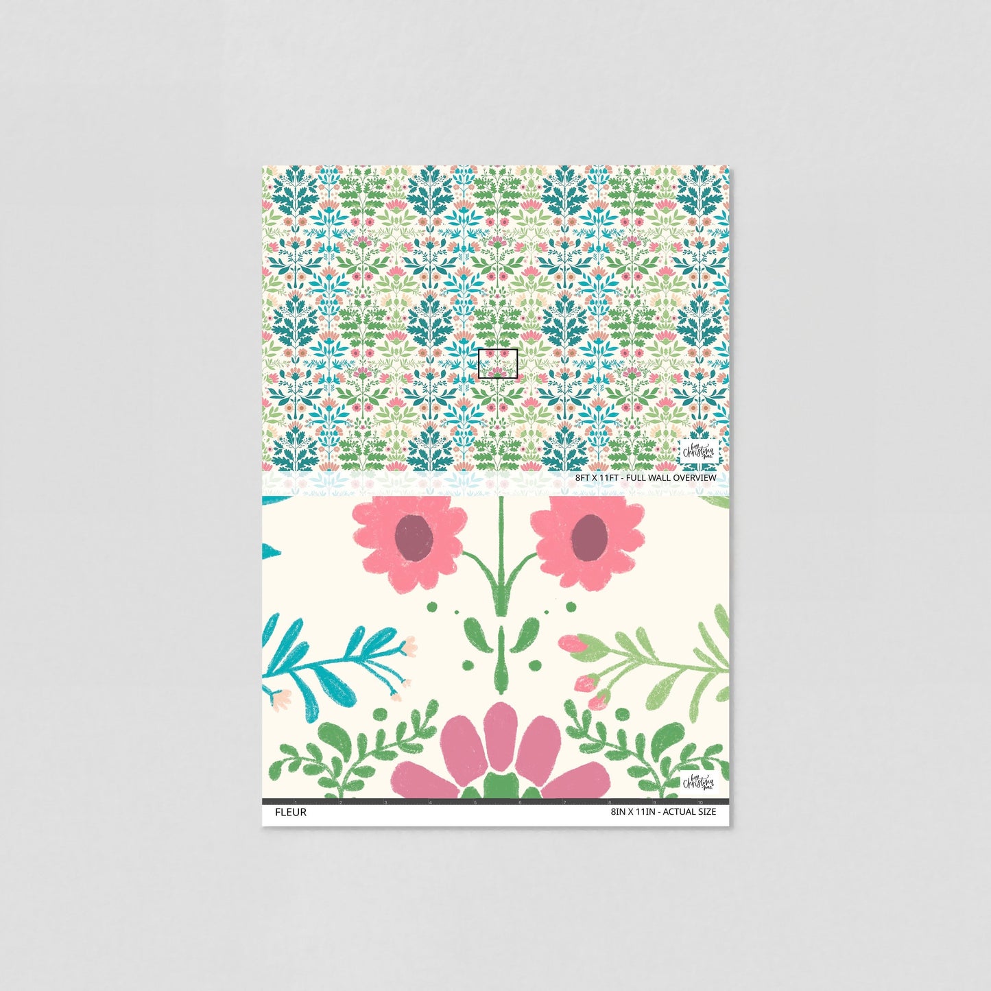 Fleur Wallpaper- WALL BLUSH- {{Product type}}