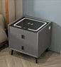 Smart Wood Bedside Table with Wireless Charging - Kia Day Design
