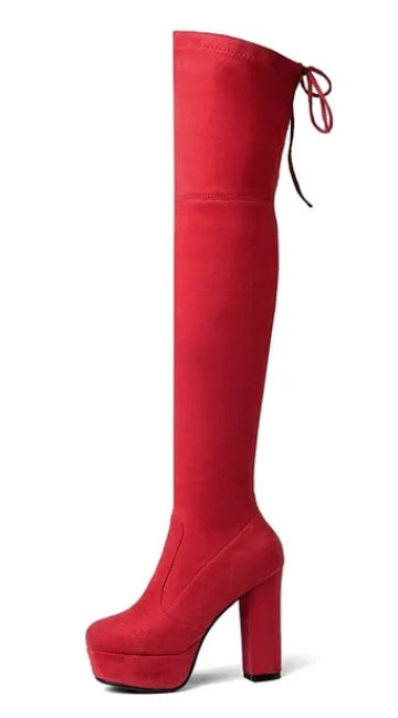 Women's Over the Knee Boots - Kia Day Design