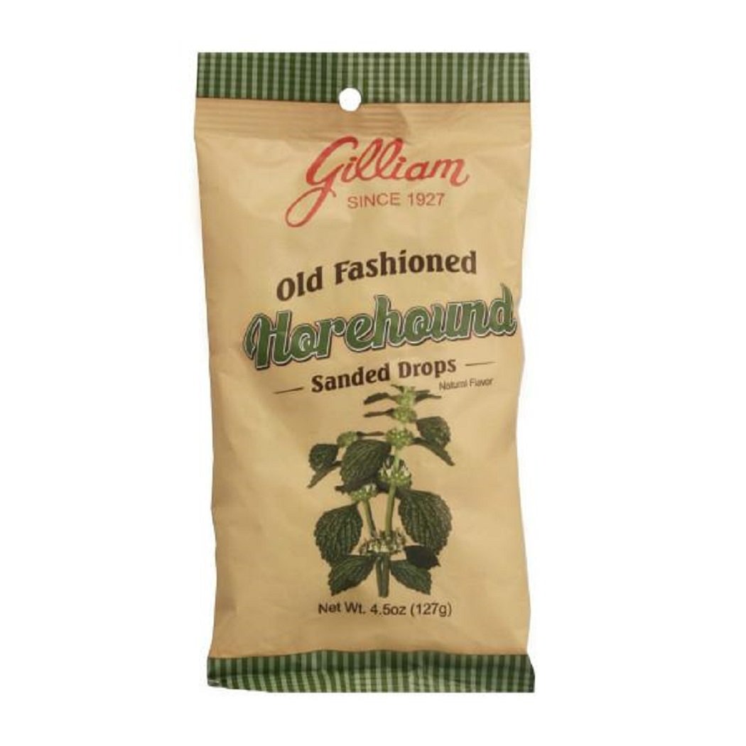 Gilliam Old Fashioned Sanded Horehound Drops - 4.5oz - Default Title - Food >> Candy Shoppe >> Hard Candy