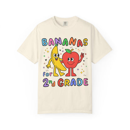 Bananas for Second Grade - Ivory - T-Shirt