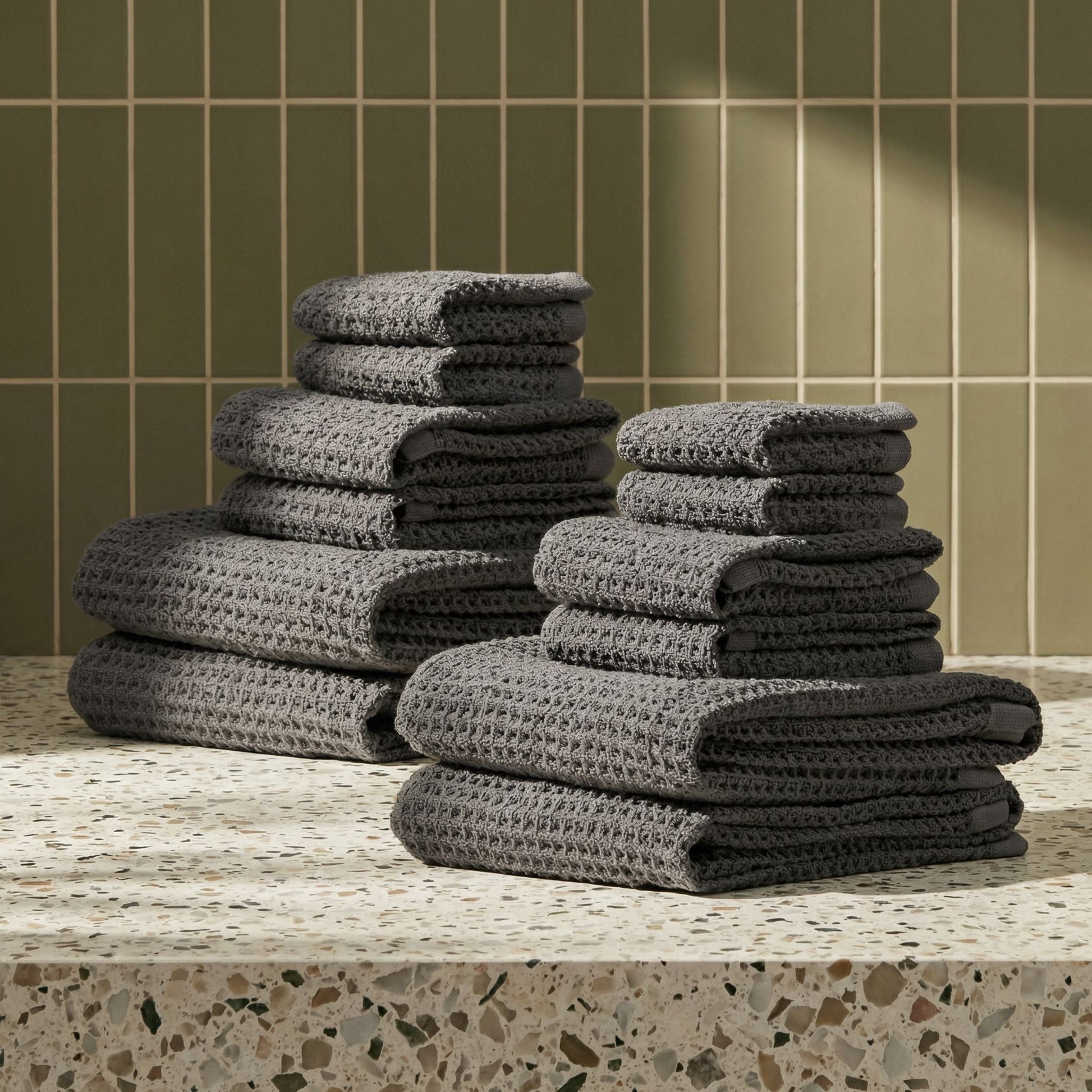 Sedona Australian Cotton Waffle Towels - - Home - Bath