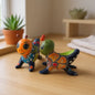 Set of 2 Colorful Talavera Crickets Mexican Ceramic Art - - Talavera Figurine
