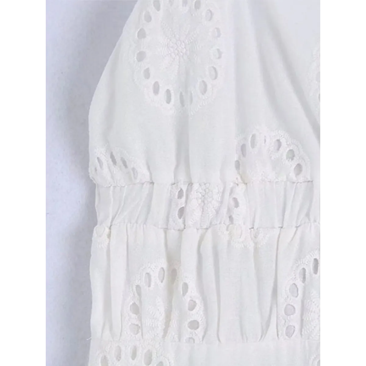 Sexy Backless Lace Dress - -