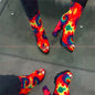 Zipped Open Toe Ankle Boots - Kia Day Design