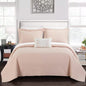 Shaly Quilt Cover Set Interlaced Vine Pattern Quilted Bed- DailySale- {{Product type}}
