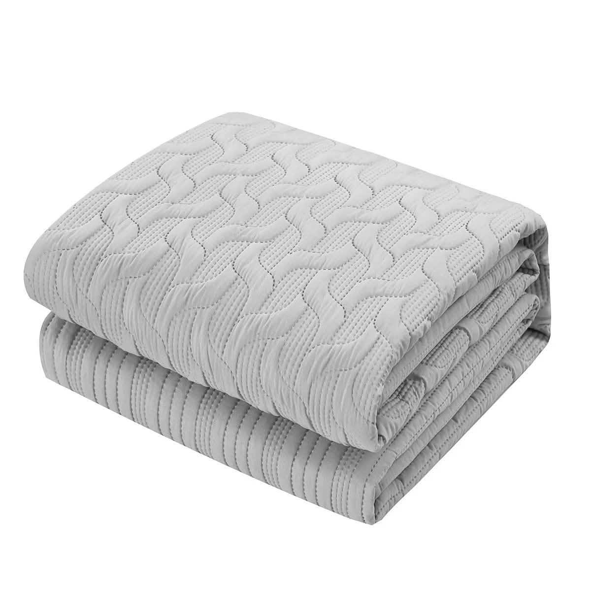 Shaly Quilt Cover Set Interlaced Vine Pattern Quilted Bed- DailySale- {{Product type}}