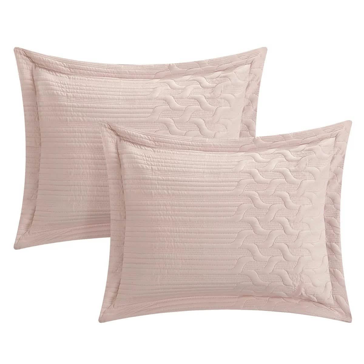 Shaly Quilt Cover Set Interlaced Vine Pattern Quilted Bed- DailySale- {{Product type}}