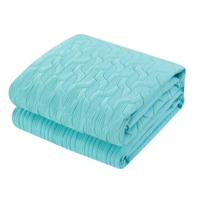 Shaly Quilt Cover Set Interlaced Vine Pattern Quilted Bed- DailySale- {{Product type}}