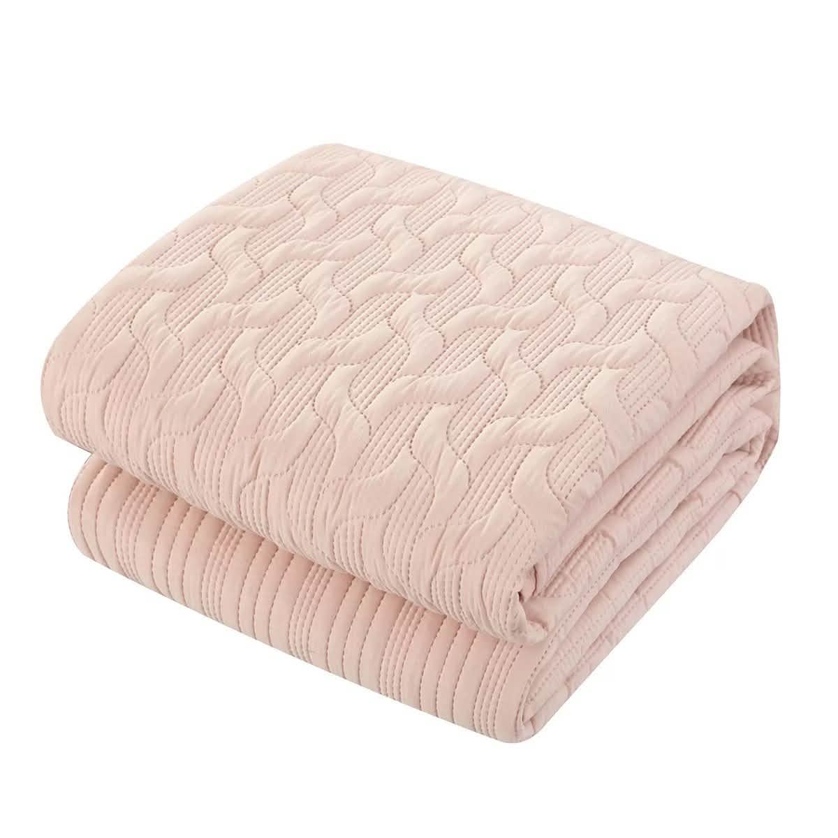 Shaly Quilt Cover Set Interlaced Vine Pattern Quilted Bed- DailySale- {{Product type}}