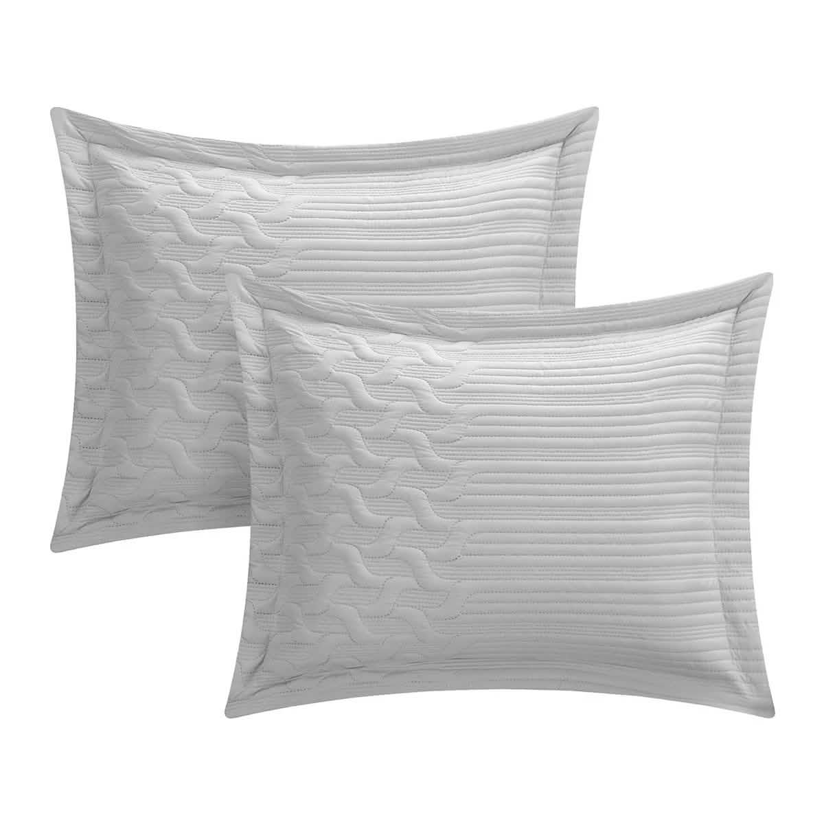 Shaly Quilt Cover Set Interlaced Vine Pattern Quilted Bed- DailySale- {{Product type}}