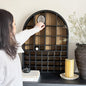 Arched Cubby Wood Wall Shelf - - Sale