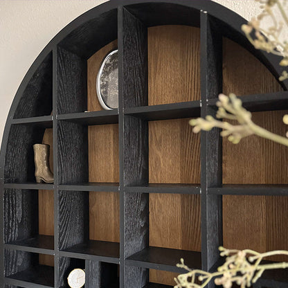 Arched Cubby Wood Wall Shelf - - Sale