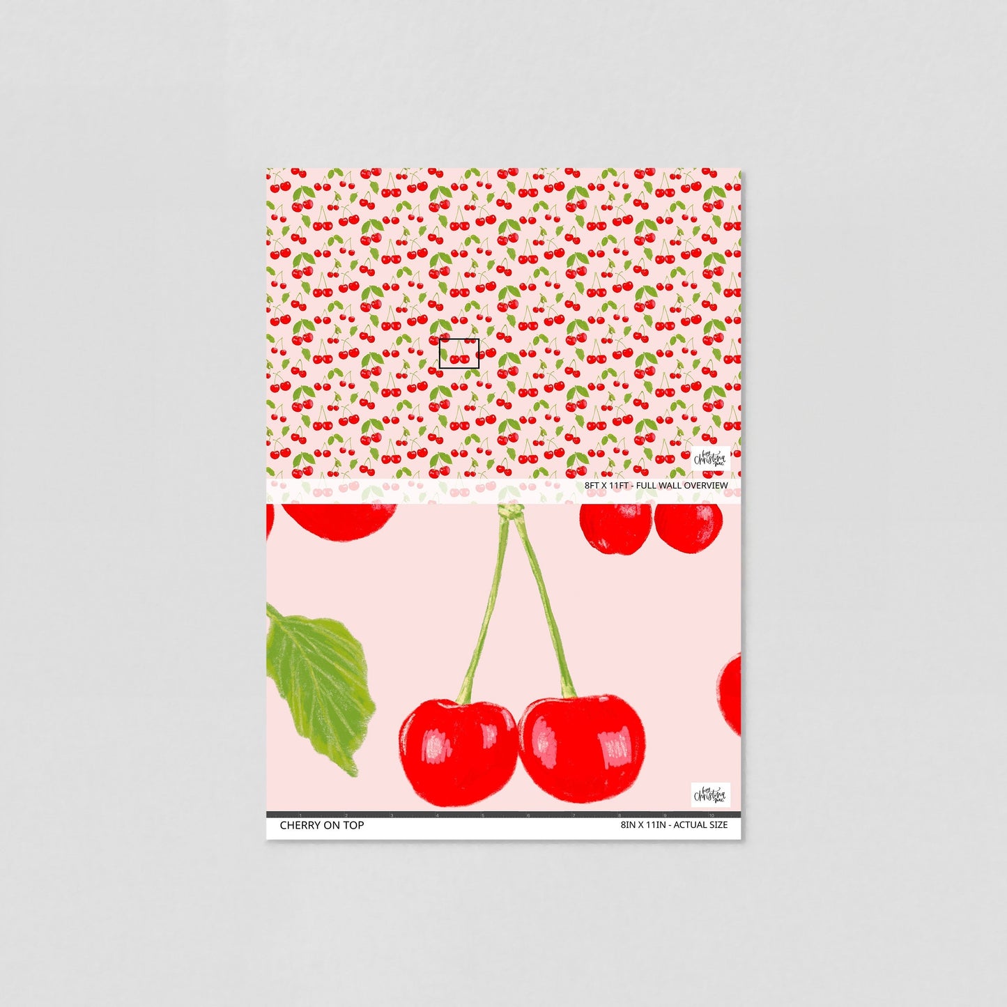 Cherry On Top Wallpaper - Sample - Wallpaper