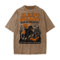 Sleepy Hollow Bed & Breakfast Acid Wash T-Shirt - Coffee - gymwear
