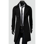 Slim Fit Overcoat - Black -