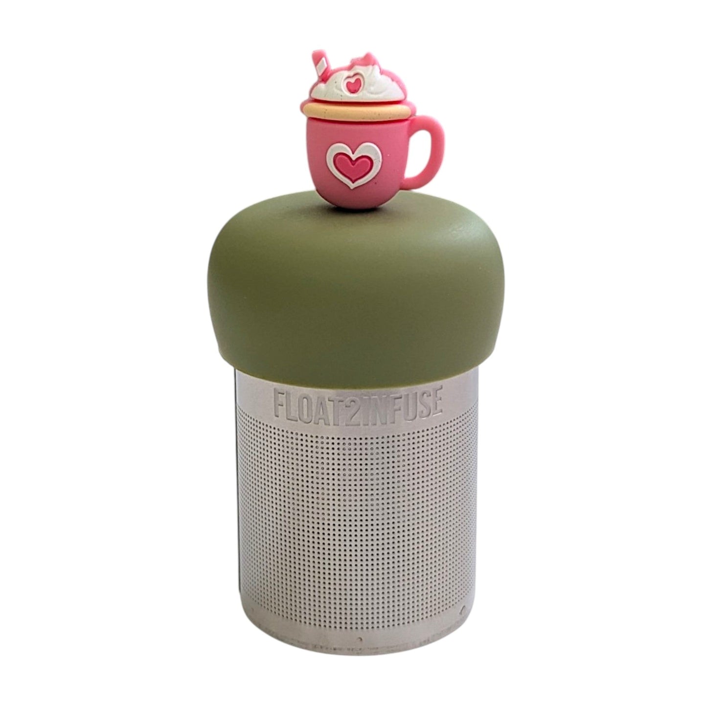 Floating Pink Heart Mug Tea Infuser - Cute Tea Infuser for Loose Tea - - teaware