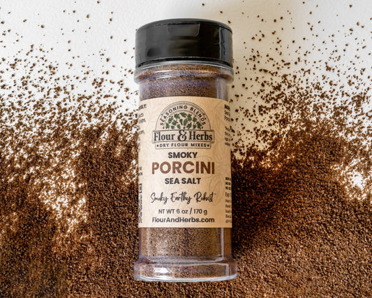 Smoky Porcini Sea Salt - -
