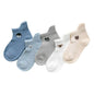 Cotton Mesh Baby Socks blue white multi S(12-24M)