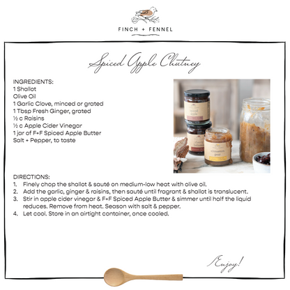 Spiced Apple Butter | Finch & Fennel - - Kitchen & Bath
