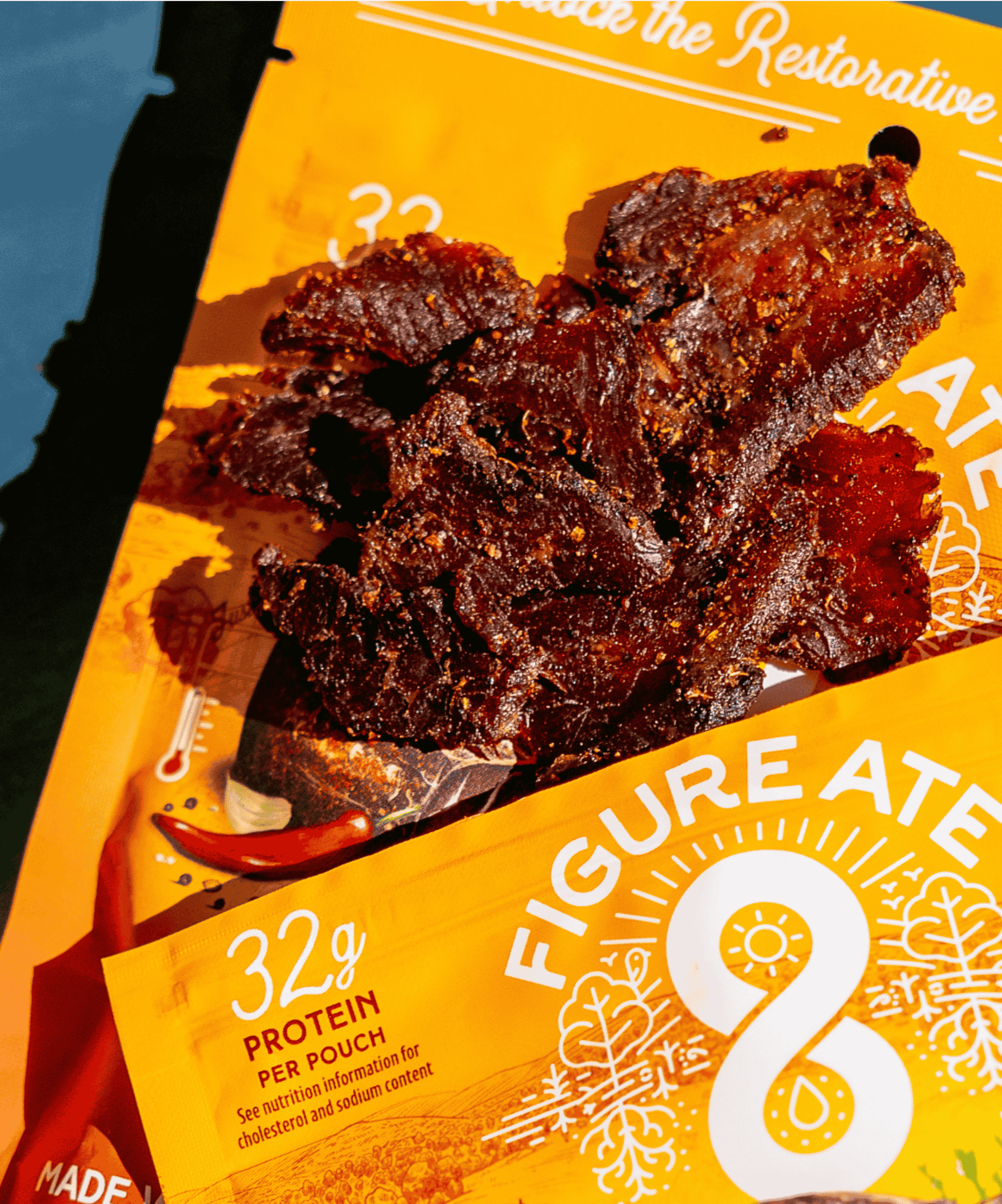 Spiced Grass Fed & Finished Beef Biltong - - Biltong