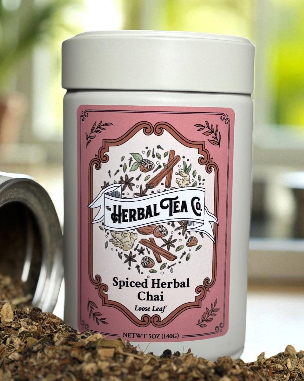Spiced Herbal Chai Tea - Tin - 45 servings - Tea